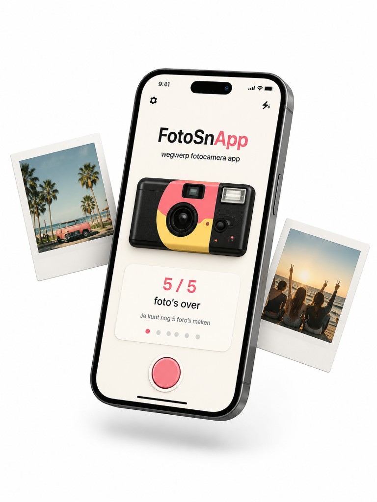 FotosnApp, digitale wegwerpcamera