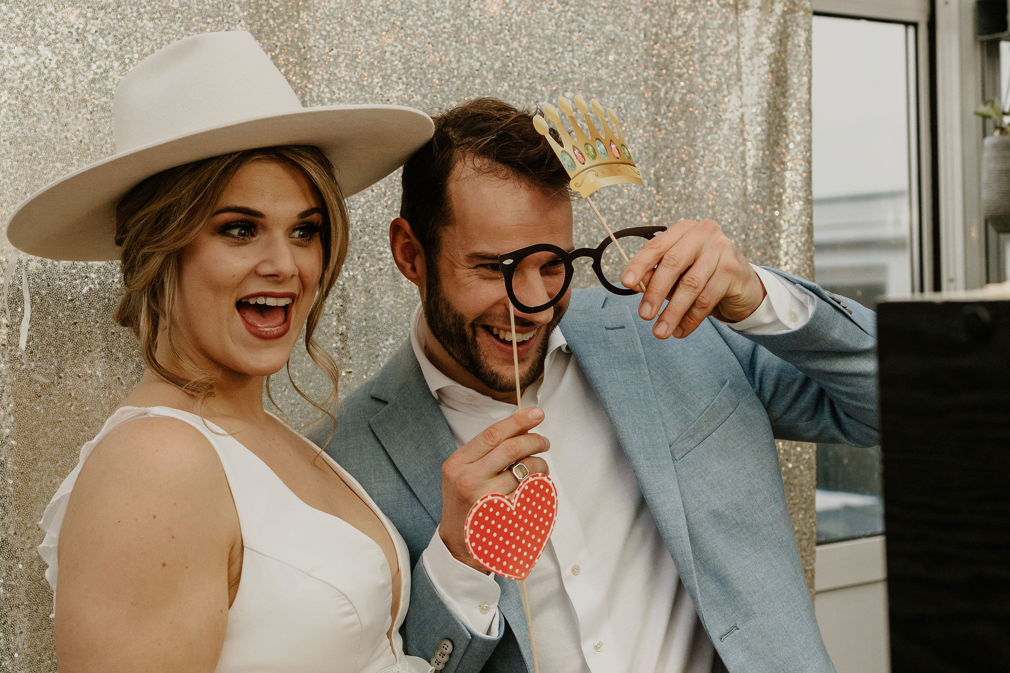 Bruiloft fotostrip voorbeeld